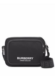 Burberry logo-print shoulder bag - Schwarz