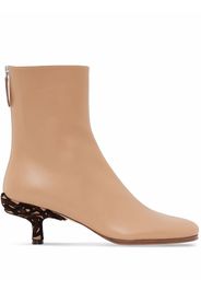 Burberry Stiefel mit Monogramm - Nude