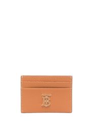 Burberry Kartenetui mit Logo-Schild - B1860 WARM RUSSET BROWN