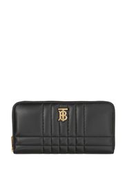 Burberry quilted leather Lola zip-around wallet - Schwarz