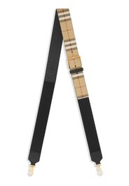 Burberry Vintage-Check buckled shoulder strap - Schwarz