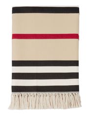 Burberry Icon Stripe cotton blanket - Nude