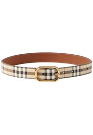 Burberry Vintage Check leather belt - Nude