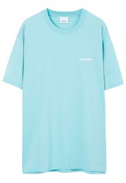 Burberry logo-print cotton T-shirt - Blau