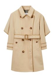 Burberry Kids double-breasted trench coat - SOFT FAWN