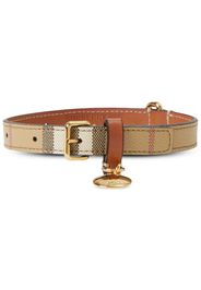 Burberry small Vintage Check dog collar - Nude