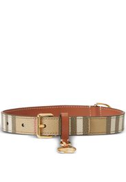 Burberry medium Vintage Check dog collar - Nude