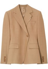 Burberry single-breasted wool blazer - Nude