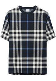 Burberry check-pattern cotton T-shirt - Nude