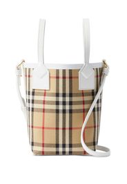 Burberry mini London Vintage-check tote - Nude