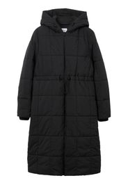 Burberry quilted hooded long-sleeve coat - Schwarz