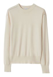 Burberry Pullover mit rundem Ausschnitt - Nude