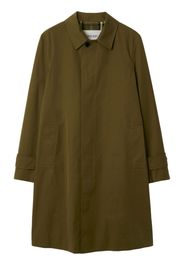 Burberry Mantel aus Gabardine - Grün