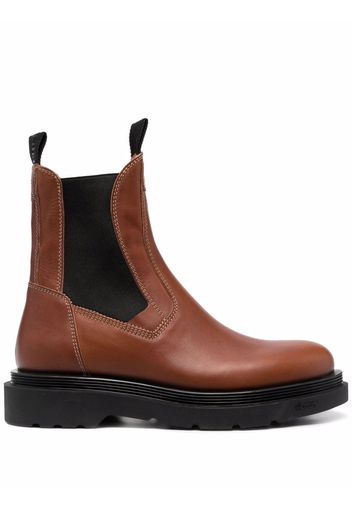 Buttero leather chelsea boots - Braun