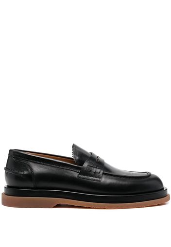 Buttero leather loafers - Schwarz