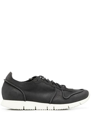 Buttero seam-detail lace-up trainers - Schwarz