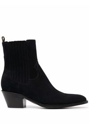 Buttero block-heel ankle boots - Schwarz
