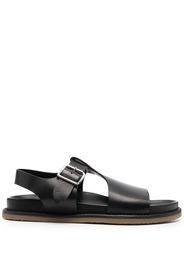 Buttero open-toe leather sandals - Schwarz