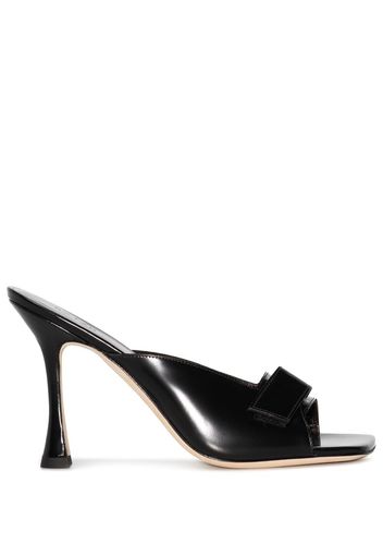 BY FAR open-toe stiletto-heel sandals - Schwarz