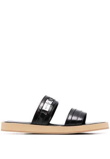 BY FAR Easy leather sandals - Schwarz