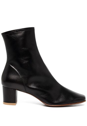 BY FAR Sofia 65mm leather ankle boots - Schwarz