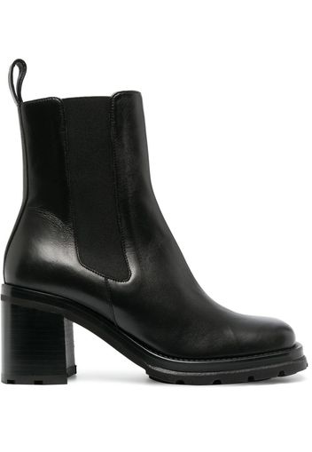 BY FAR ankle-length 80mm leather boots - Schwarz
