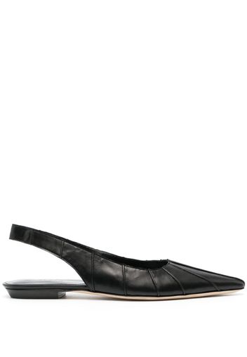 BY FAR Cyd pointed-toe slingback ballerinas - Schwarz