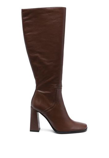 BY FAR Tia Sequoia 105mm knee-high boots - Braun