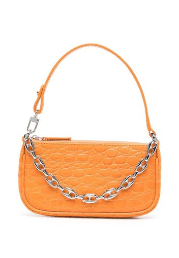 BY FAR Mini Rachel Schultertasche - Orange