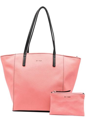 BY FAR Club canvas tote bag - Rosa