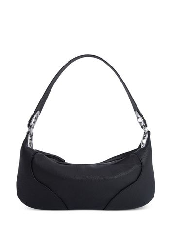 BY FAR Amira leather shoulder bag - Schwarz