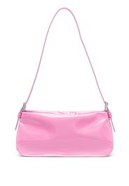 BY FAR Dulce patent leather shoulder bag - Rosa