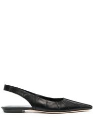 BY FAR Cyd pointed-toe slingback ballerinas - Schwarz