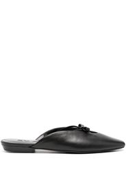 BY FAR Finn leather mules - Schwarz