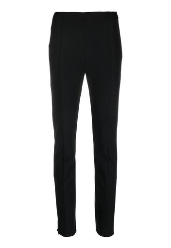 By Malene Birger mid-rise slim fit trousers - Schwarz