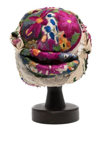 By Walid Flower Power embroidered head - Mehrfarbig