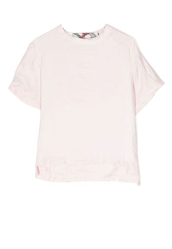 By Walid round-neck short-sleeved T-shirt - Rosa