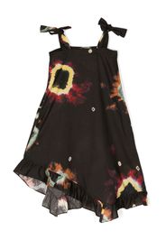 By Walid all-over graphic-print dress - Grün