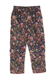 By Walid all-over floral-print trousers - Mehrfarbig