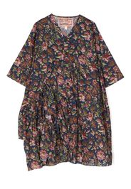 By Walid all-over floral-print dress - Mehrfarbig