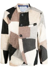 By Walid patchwork wool jacket - Mehrfarbig