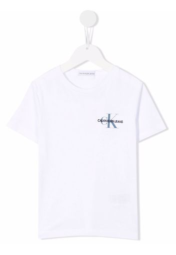 Calvin Klein Kids T-Shirt mit Logo-Print - Weiß