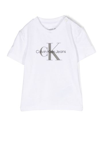 Calvin Klein Kids logo-print short-sleeve T-shirt - Weiß