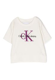 Calvin Klein Kids logo-print short-sleeve T-shirt - Weiß