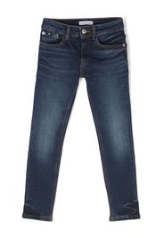 Calvin Klein Kids straight-leg washed jeans - Blau