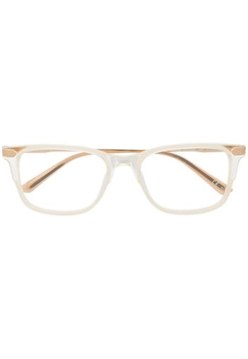 Calvin Klein Brille mit eckigem Gestell - Nude