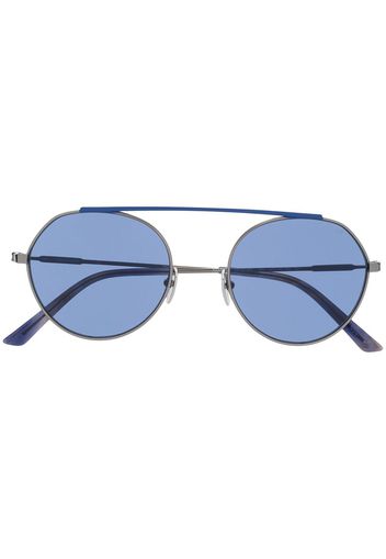 Calvin Klein Sonnenbrille mit rundem Gestell - Blau