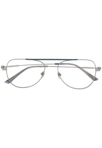 Calvin Klein Pilotenbrille mit Logo - Grau