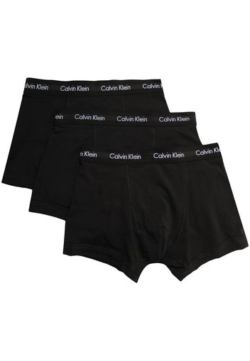 Calvin Klein 3er-Set Shorts mit Stretchanteil - Schwarz