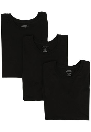 Calvin Klein 3er-Set T-Shirts mit rundem Ausschnitt - Schwarz